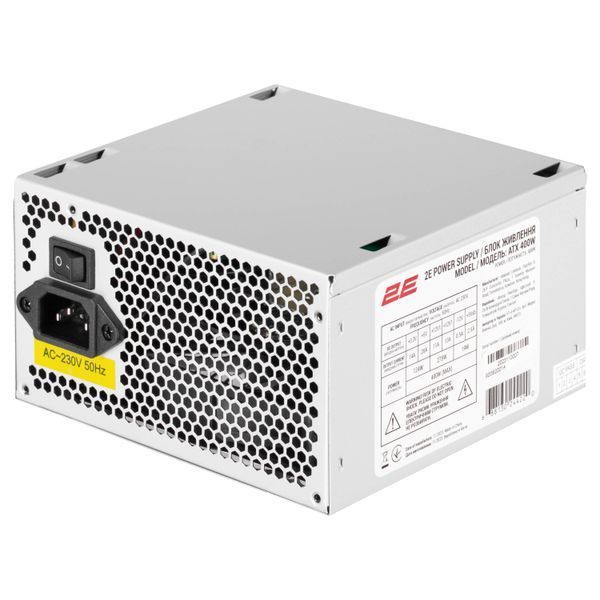 Корпус 2E TeamX TMX03 с БП 2E ATX400W, 2xUSB2.0, 1x80мм, VGA 220мм, mATX, чёрный 2E-TMX03 фото