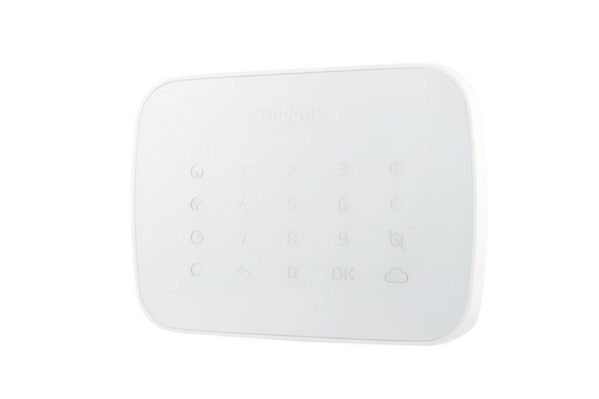 Беспроводная сенсорная клавиатура U-Prox Keypad G4 White, 4 группы, беспроводной, белый 4820261370157 фото