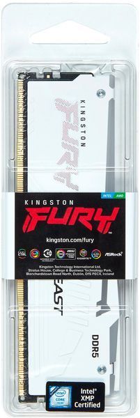 Память ПК Kingston DDR5 16GB 5600 FURY Beast RGB EXPO Белый KF556C36BWEA-16 фото