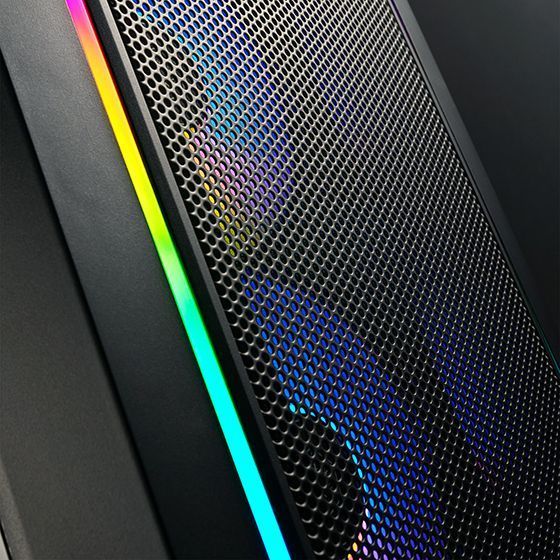 Корпус SilverStone Fara FA312Z-BG без БП 2xUSB3.0 2x140мм ARGB VGA 365мм LCS ready TG Side Panel mATX чёрный SST-FA312Z-BG фото