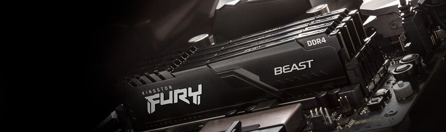 Пам'ять ПК Kingston DDR4 8GB 3600 FURY Beast KF436C17BB/8 фото