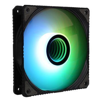 Корпусний вентилятор 2E GAMING Air Cool Infinity ACF120IW-ARGB, 120мм, 1200rpm, 3pin, 3pin +5VARGB, 23dBa, чорний 2E-ACF120IW-ARGB фото