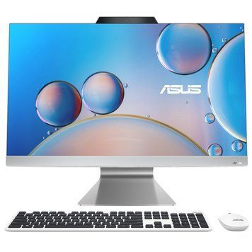 Комп'ютер персональний моноблок ASUS M3702WFAT-WPF0030 27" FHD AG Touch, AMD R5-7520U, 8GB, F1TB, UMA, WiFi, кл+м, Без ОС, білий 90PT03M1-M00WA0 фото