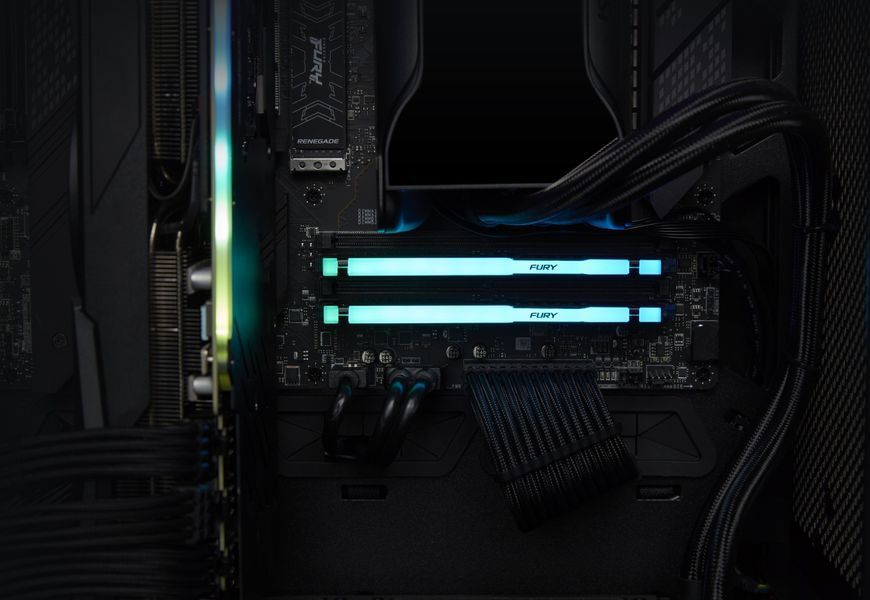 Память ПК Kingston DDR5 8GB 5600 FURY Beast KF556C40BB-8 фото