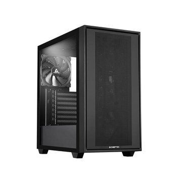 Корпус CHIEFTEC Gaming Night Hunter, без БП, 2xUSB3.0, 1xUSB3.2 Gen2 Type-C, 4x140мм, VGA 425мм, LCS ready, TG Side panel, EATX, черный GS-03B-BLK-OP фото