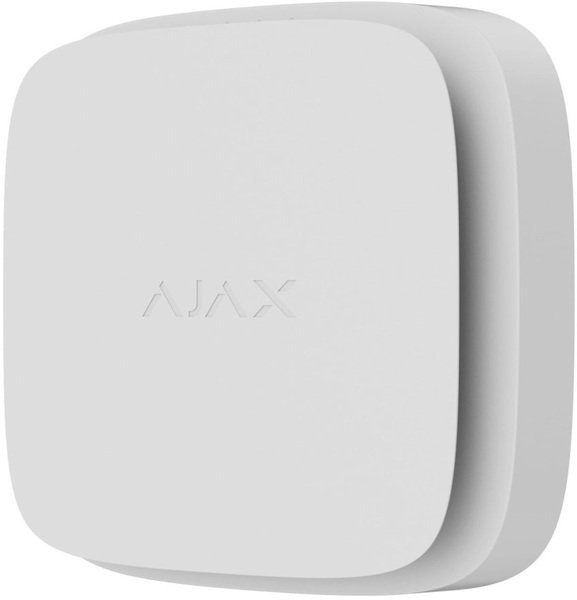 Пожежний датчик аналізу температури та чадного газу Ajax FireProtect 2 SB Heat CO, незмінна батарея, jeweller, бездротовий, білий 000035055 фото