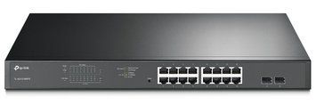 Комутатор TP-LINK 16xGE (16xPoE), 2xSFP, 192Вт, WebSmart TP-Link TL-SG1218MPE TL-SG1218MPE фото