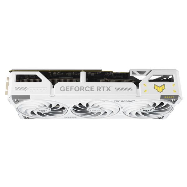 Відеокарта ASUS GeForce RTX 5070 TI 16GB GDDR7 OC TUF-RTX5070TI-O16G-BTF-WHITE білий приховане підключення роз'ємів 90YV0N60-M0NA00 фото