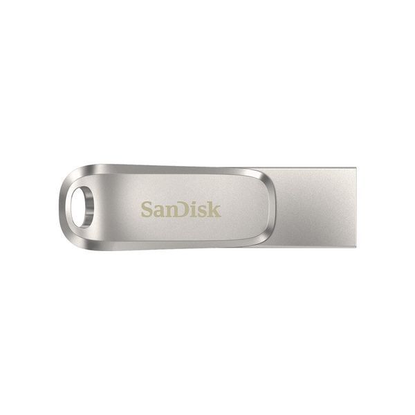 Накопичувач SanDisk 64GB USB 3.1 Type-A + Type-C Dual Drive Luxe Срібний SDDDC4-064G-G46 фото