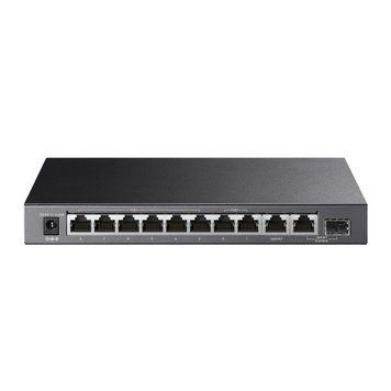 Комутатор TP-LINK 10xGE (PoE), 1xSFP, 123Вт, Некерований TP-Link TL-SG1210PP TL-SG1210PP фото