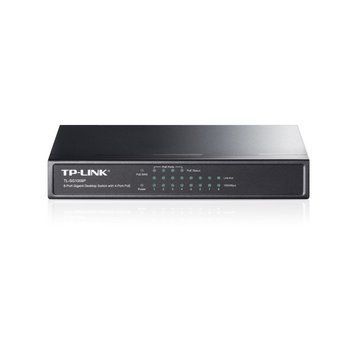 Коммутатор TP-LINK 8xGE (8xPoE), 65.2Вт, Неуправляемый TP-Link TL-SG1008P TL-SG1008P фото
