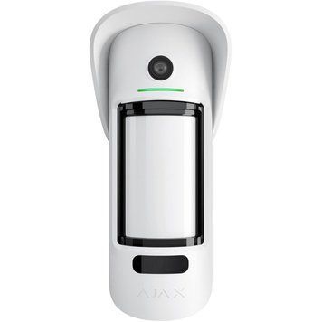 Бездротовий датчик руху з камерою та фото по запиту Ajax MotionCam Outdoor PhOD, Jeweller, білий 000027961 фото