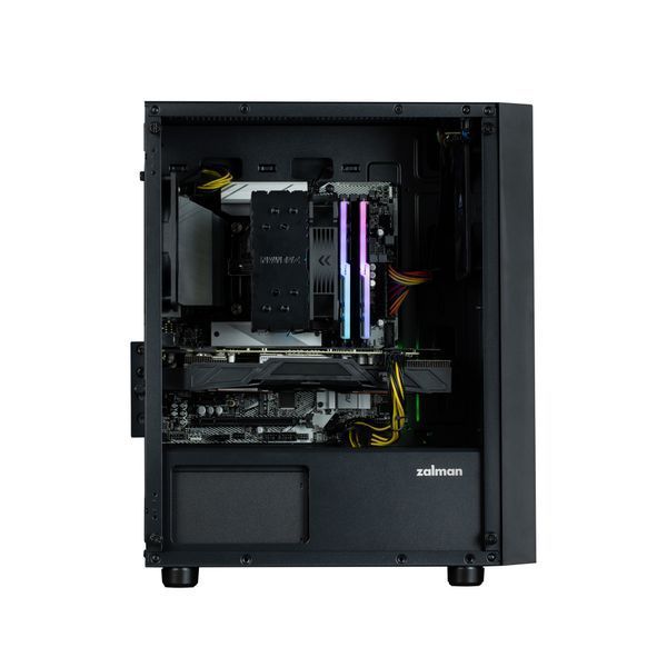 Корпус Zalman T3 Plus без БП, 1xUSB3.0, 2xUSB2.,0 2x120мм, VGA 290мм, ATX, чёрный T3PLUS фото