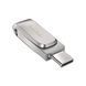 Накопичувач SanDisk 32GB USB 3.1 Type-A + Type-C Dual Drive Luxe Срібний SDDDC4-032G-G46 фото 3
