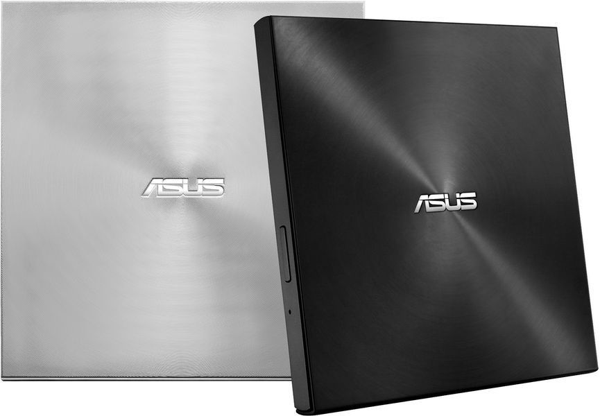 Привід оптичний портативний ASUS SDRW-08U9M-U DVD+-R/RW burner M-DISC USB2.0 Slim срібний Retail Box 90DD02A2-M29000 фото