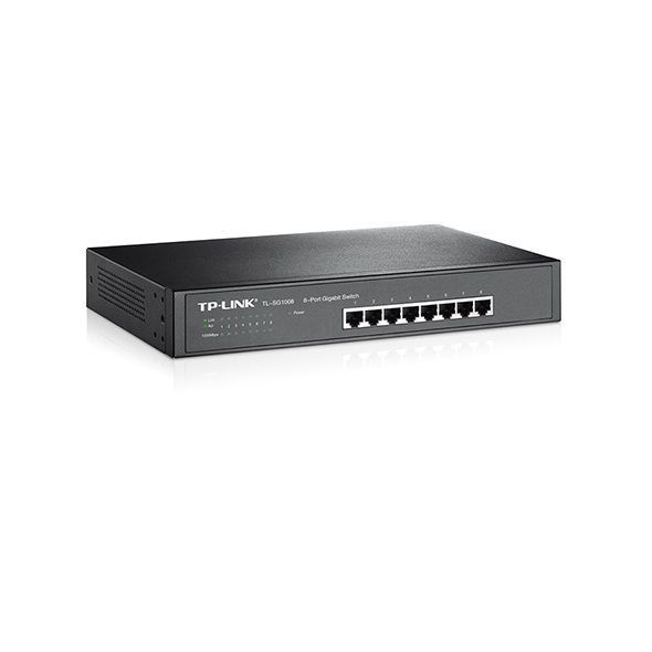 Комутатор TP-LINK 8xGE, Некерований TP-Link TL-SG1008 TL-SG1008 фото