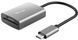 Кардрідер Trust Dalyx USB-С > SD/microSD, Алюміній, 0.08м, Сірий 24136_TRUST фото 1