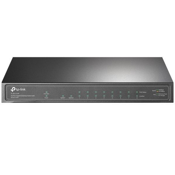 Коммутатор TP-LINK 8xGE (8xPoE), 1xSFP, 63Вт, Неуправляемый TP-Link TL-SG1210P TL-SG1210P фото