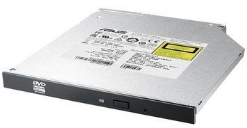Привід оптичний внутрішній ASUS SDRW-08U1MT DVD+-R/RW burner SATA чорний Bulk для ноутбука Slim 90DD027X-B10000 фото
