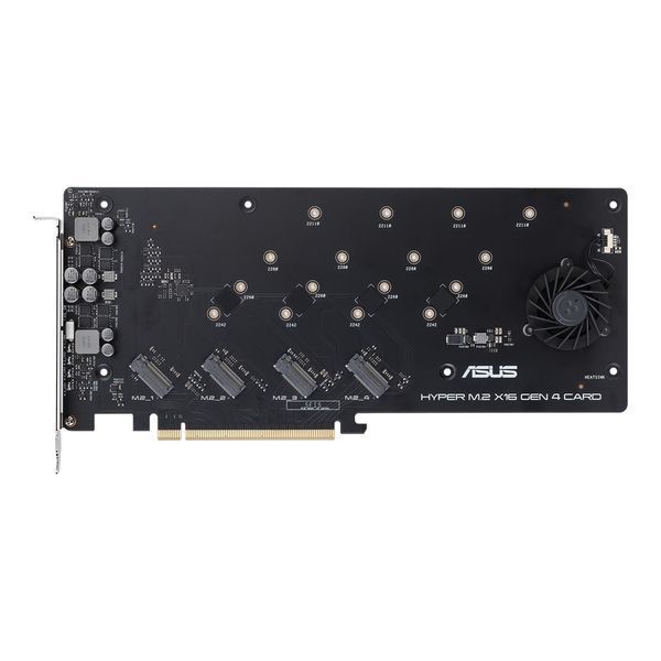 Плата-адаптер PCIe ASUS Hyper M.2 X16 PCIe 4.0/3.0 X4 Expansion Card GEN 4 90MC08A0-M0EAY0 фото