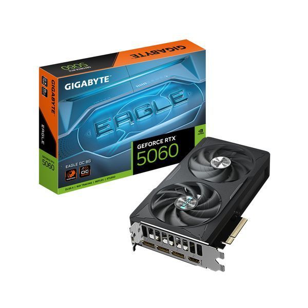 Видеокарта GIGABYTE GeForce RTX 5060 8GB GDDR7 EAGLE OC GV-N5060EAGLE_OC-8GD фото