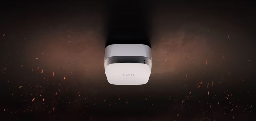 Датчик дыма, температуры и угарного газа Ajax FireProtect 2 RB Heat Smoke CO Jeweler, сменная батарея, беспроводный, белый 000029696 фото