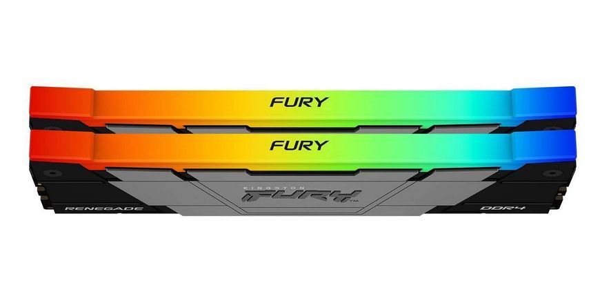 Пам'ять ПК Kingston DDR4 64GB KIT (32GBx2) 3200 FURY&nbsp;Renegade&nbsp;RGB KF432C16RB2AK2/64 фото