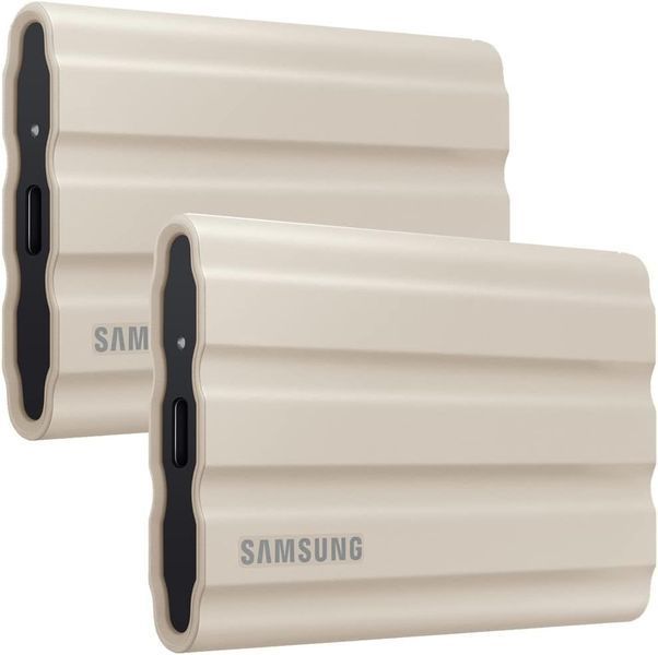 Портативный SSD Samsung 1TB USB 3.2 Gen 2 Type-C T7 Shield MU-PE1T0K/EU фото