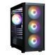 Корпус Zalman M4 SE без БП, 1xUSB3.0, 2xUSB2.0, 6x120мм FRGB, VGA 320мм, LCS ready, TG Side Panel, mATX, чорний M4SEBLACK фото 3