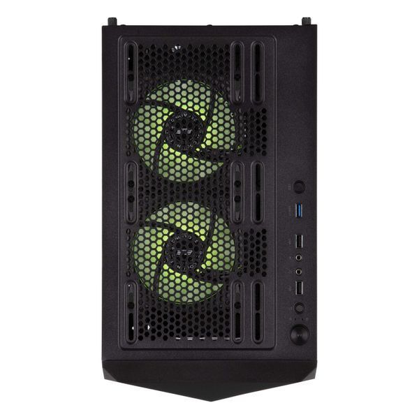 Корпус 2E GAMING Aruba G3313B, без БЖ 1xUSB3.0, 2xUSB2.0, 5x120мм ARGB, VGA 300мм, LCS ready, HUB, TG Side Panel, ATX, чорний 2E-G3313B фото