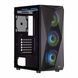 Корпус 2E GAMING Aruba G3313B, без БЖ 1xUSB3.0, 2xUSB2.0, 5x120мм ARGB, VGA 300мм, LCS ready, HUB, TG Side Panel, ATX, чорний 2E-G3313B фото 1