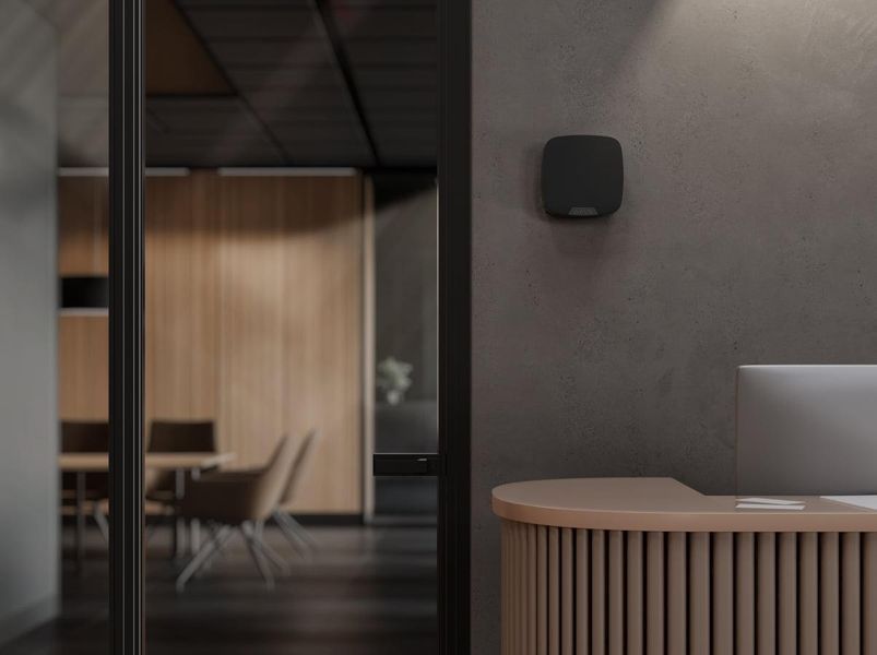 Беспроводной голосовой модуль Ajax SpeakerPhone, Full-duplex, 103Db, Jeweller, Wings, черный 000052322 фото