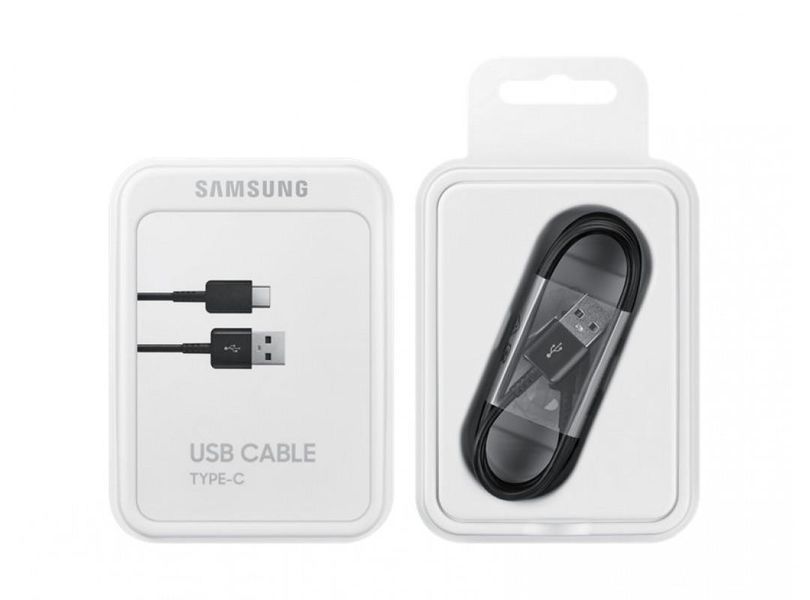 Кабель USB-A > USB-С заряджання/синхронізації Samsung 1.5м, Type-C, чорний EP-DG930IBRGRU фото