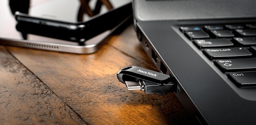 Накопичувач SanDisk 64GB USB 3.1 Type-A + Type-C Ultra Dual Drive Go Чорний SDDDC3-064G-G46 фото